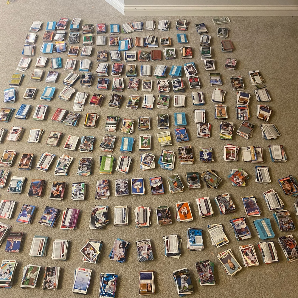 Card collection.